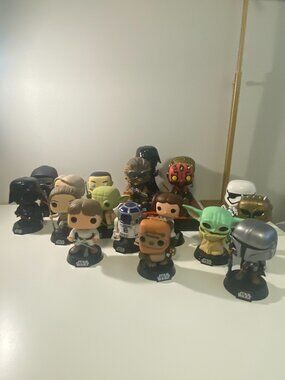 Star Wars Funko Pop Set (18) NO BOXES Collectibles
